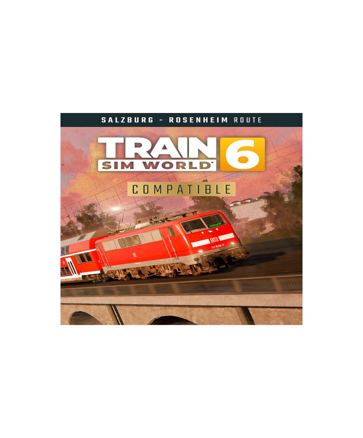 Train Sim World 6: Bahnstrecke Salzburg - Rosenheim Route Add-On DLC XBOX One / Xbox Series X|S / Xbox One Key EUROPE